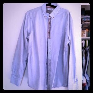 Causal button down